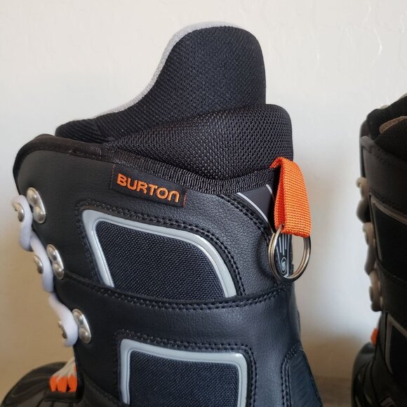 Burton Fader Matrix 2 Lace Snowboarding Boots Black/Grey/Orange Size Men's 8 - Picture 5 of 12